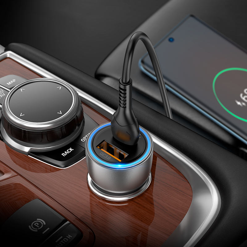 Car charger “NZ8 Sprinter” 43W cable set