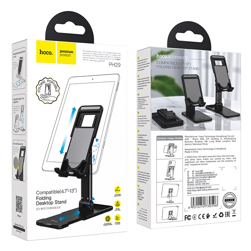Tabletop holder “PH29 Matey” folding