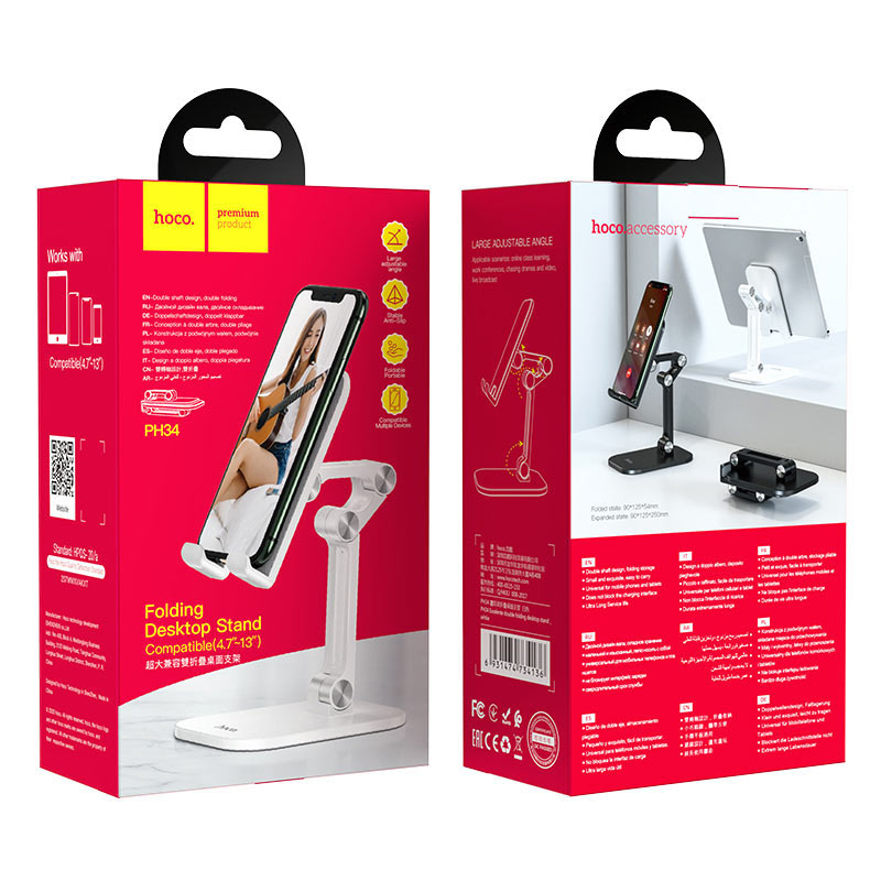Tabletop holder “PH34 Excelente” folding