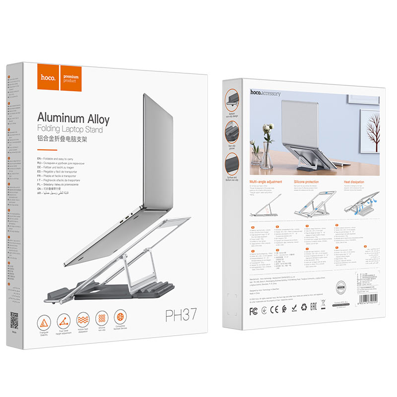Tabletop stand “PH37 Excellent” folding for laptops
