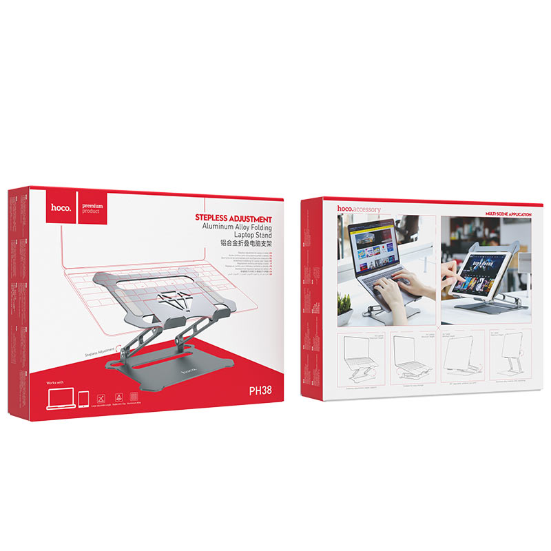 Tabletop stand “PH38 Diamond” folding for laptops