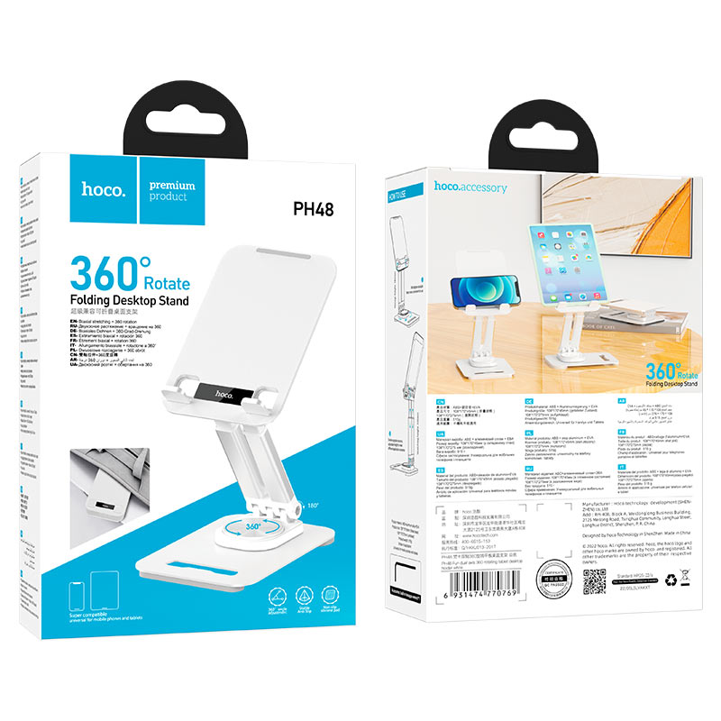 Tabletop holder “PH48 Fun” rotating desktop stand