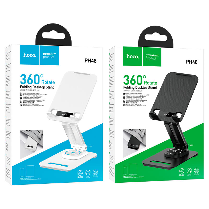 Tabletop holder “PH48 Fun” rotating desktop stand