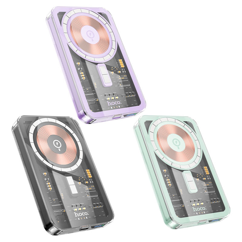 Power bank “Q14 Ice Crystal” PD20W + QC3.0 wireless charging 5000mAh