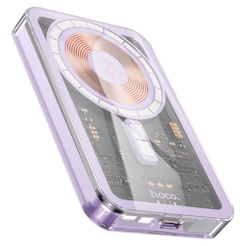 Power bank “Q14 Ice Crystal” PD20W + QC3.0 wireless charging 5000mAh