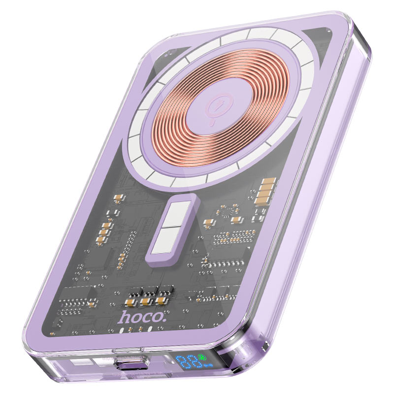 Power bank “Q14 Ice Crystal” PD20W + QC3.0 wireless charging 5000mAh
