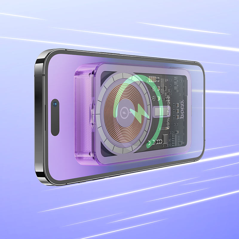 Power bank “Q14A Ice Crystal” PD20W + QC3.0 wireless charging 10000mAh