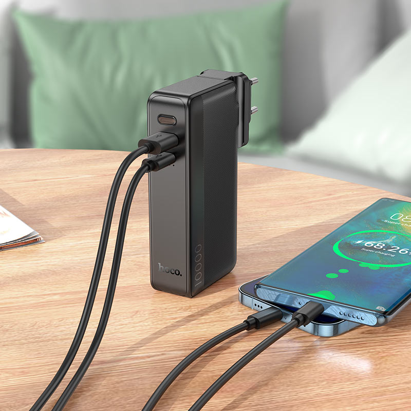Power bank “Q16 Friendly” 22.5W 10000mAh EU / US plug