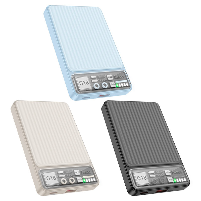 Power bank “Q18 Tourer” 22.5W wireless charging 10000mAh