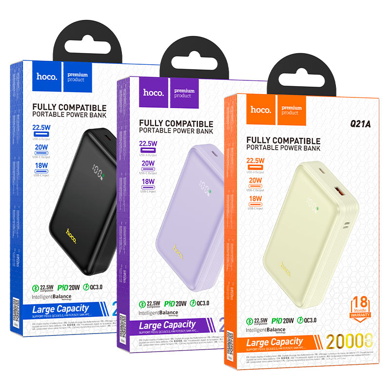 Power bank “Q21A Great” 22.5W 20000mAh