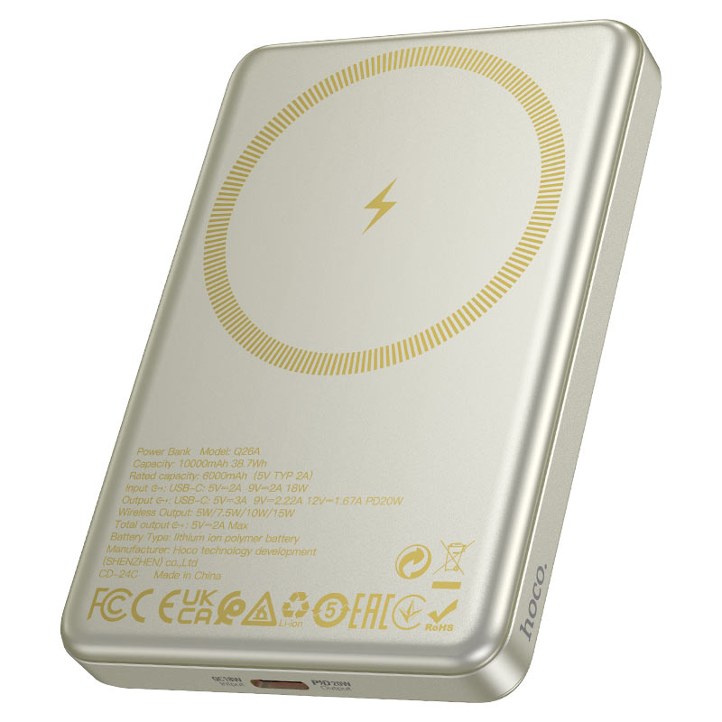 Power bank “Q26A Joy” PD20W wireless charging 10000mAh