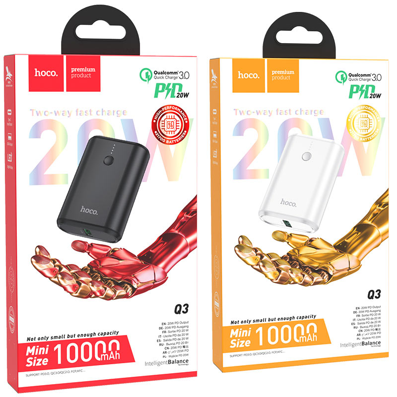 Power bank “Q3 Mayflower” PD20W + QC3.0 10000mAh