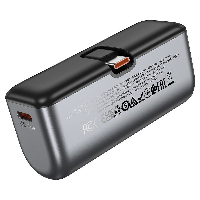 Power bank “Q31 Ingenious” PD20W 5000mAh Type-C ver.