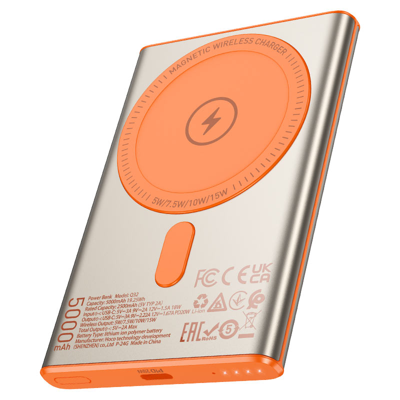 Power bank “Q32 Bird” PD20W wireless charging 5000mAh