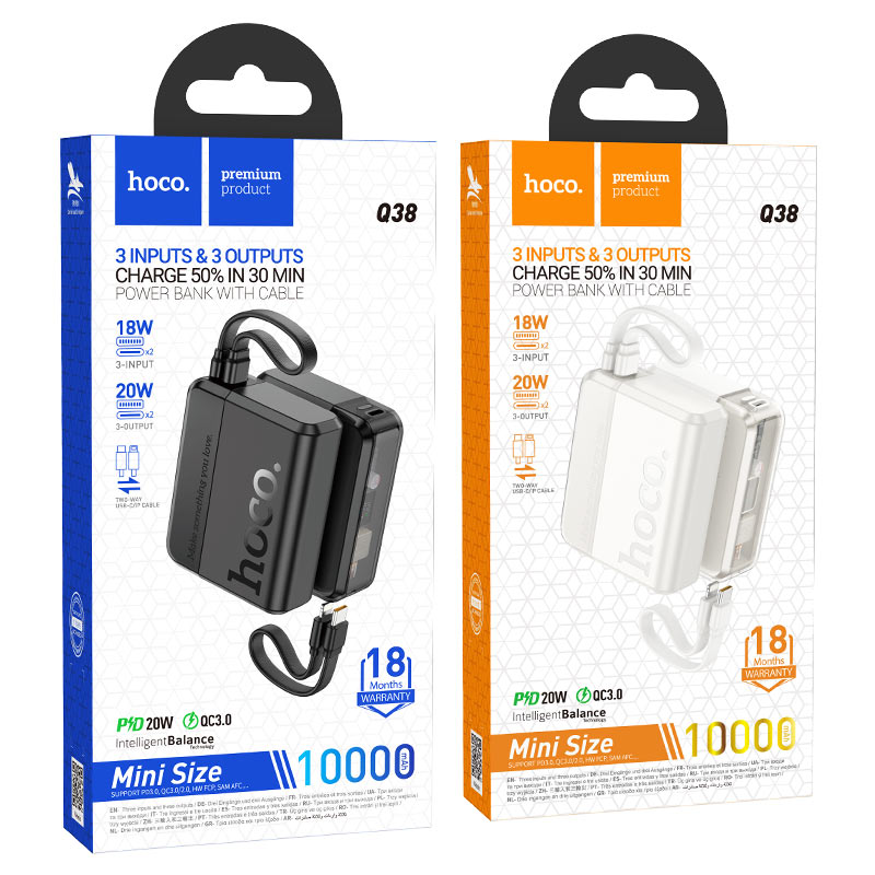 Power bank “Q38 Excellent” PD20W 10000mAh