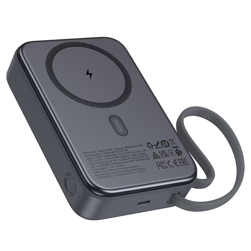 Power bank “Q44A Origen” PD45W wireless charging 20000mAh