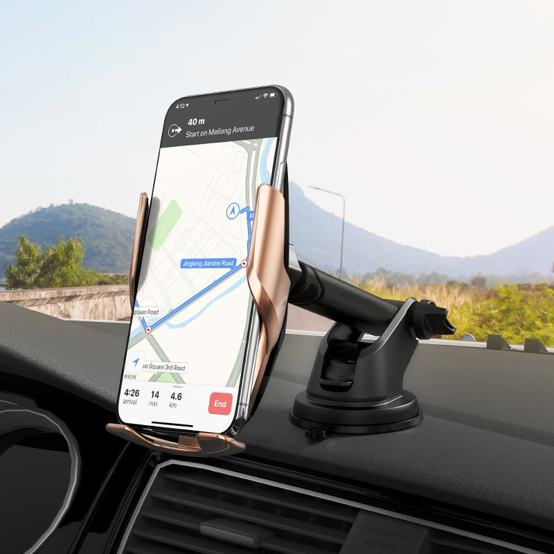 Car wireless charger “S14 Surpass” for dashboard and air outlet