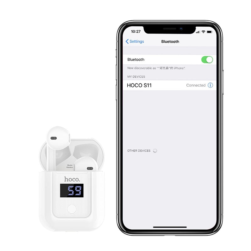 Wireless headset “S11 Melody” with charging case
