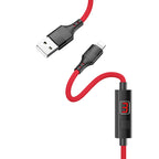 Cable USB to Lightning “S13 Central control” charging data sync with timer