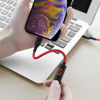 Cable USB to Lightning “S13 Central control” charging data sync with timer