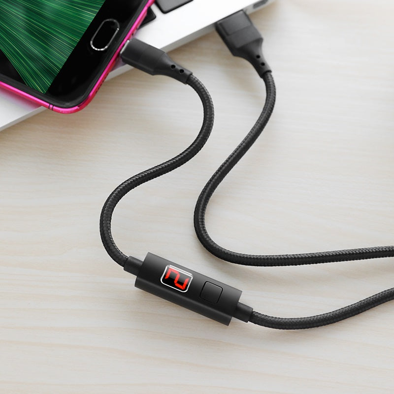 Cable USB to Micro-USB “S13 Central control” charging data sync with timer