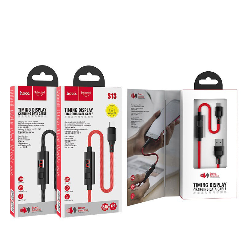 Cable USB to Micro-USB “S13 Central control” charging data sync with timer