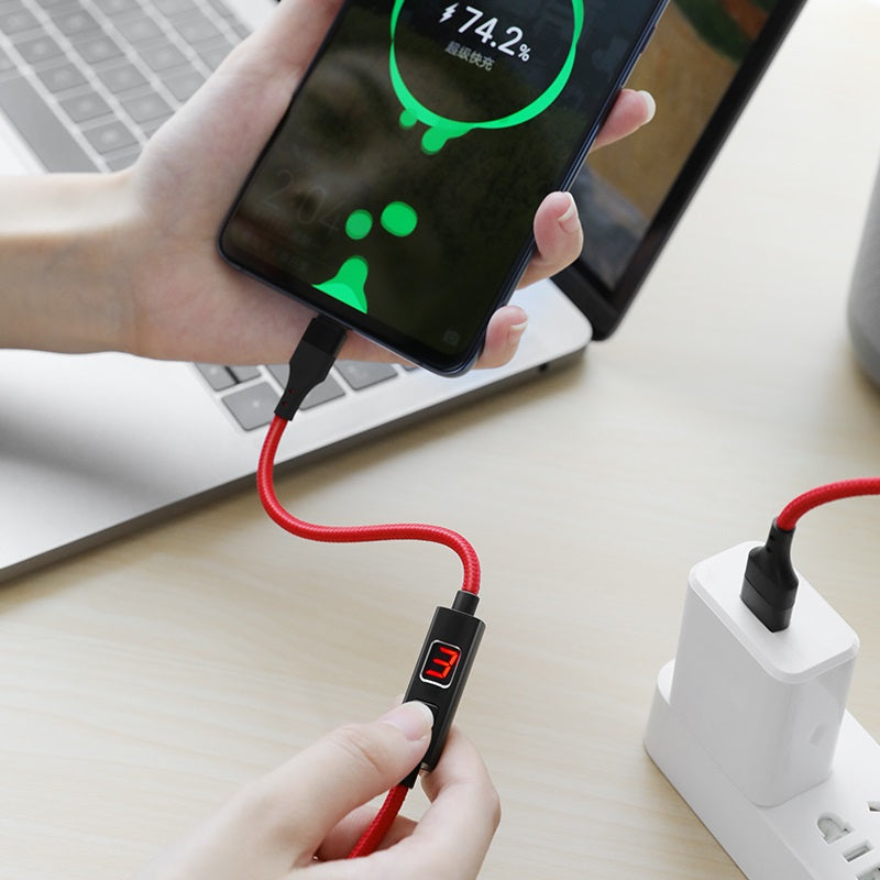 Cable USB to Type-C “S13 Central control” charging data sync with timer