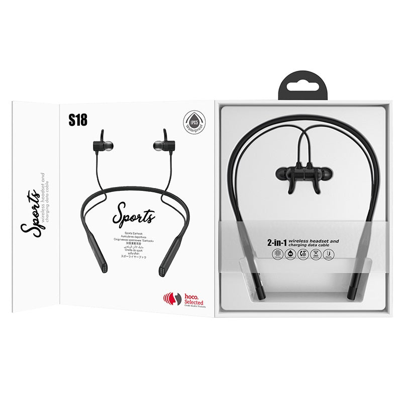 Wireless earphones “S18 Glamor” charging data cable