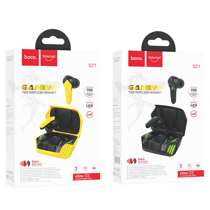 Gaming wireless headset “S21 Magic shadow” with charging case
