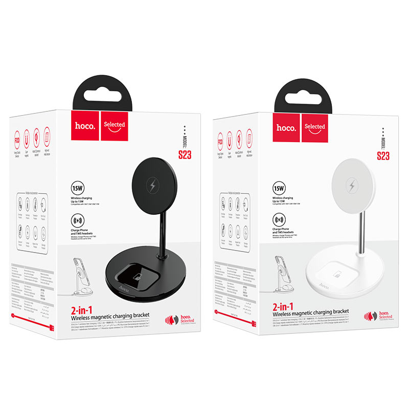 Tabletop wireless charging holder “S23 Volant” magnetic