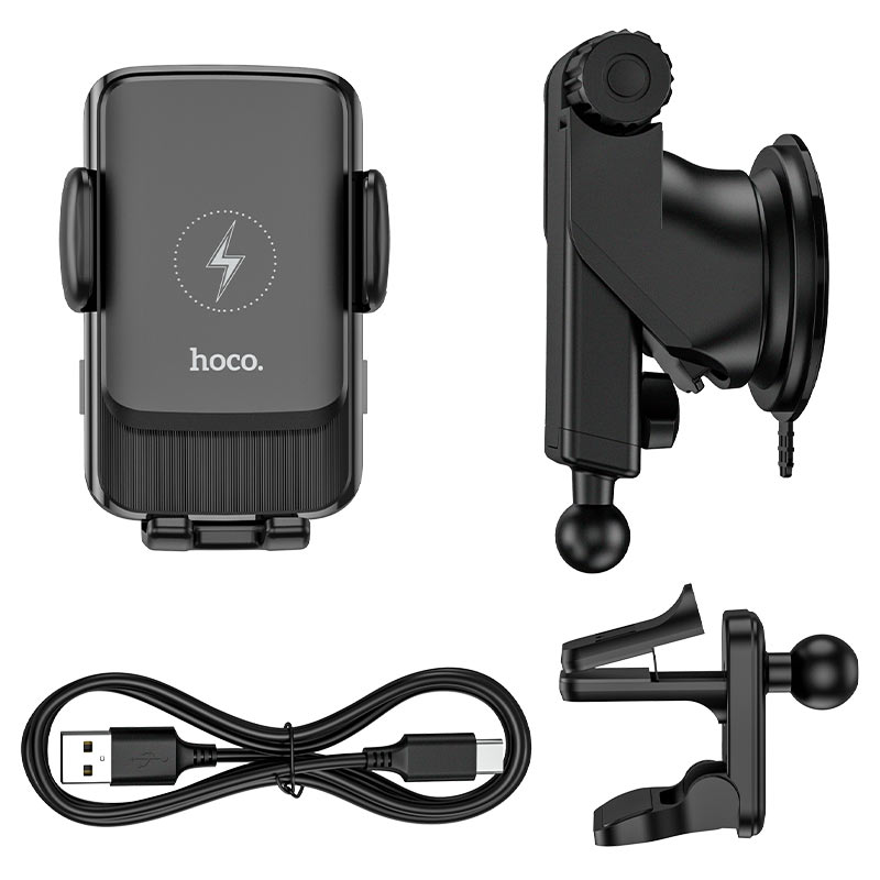 Car wireless charger “S35 Smart alignment” for dashboard and air outlet