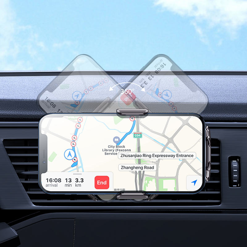 Car wireless charger “S45 Energia” for dashboard and air outlet
