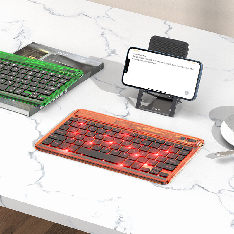 Wireless keyboard “S55 Transparent Discovery edition” english