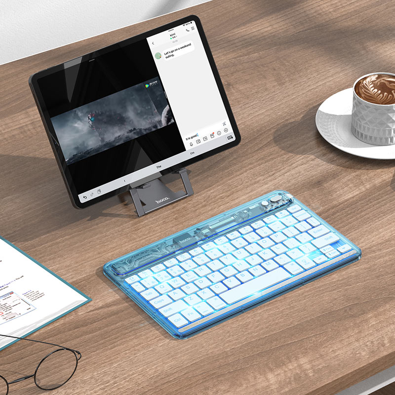 Wireless keyboard “S55 Transparent Discovery edition” english