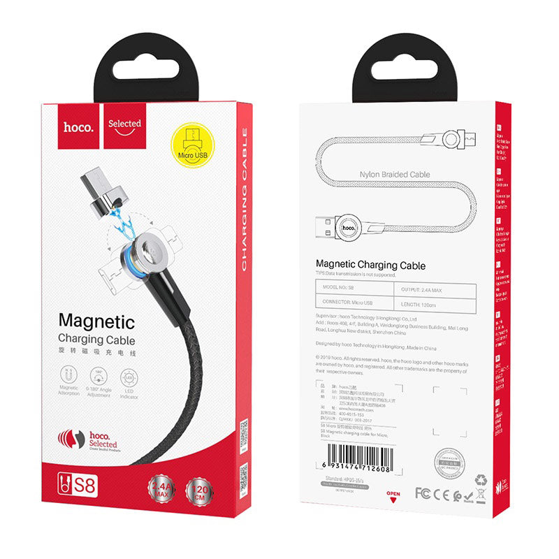 Cable USB to Micro-USB “S8 Magnetic” charging wire