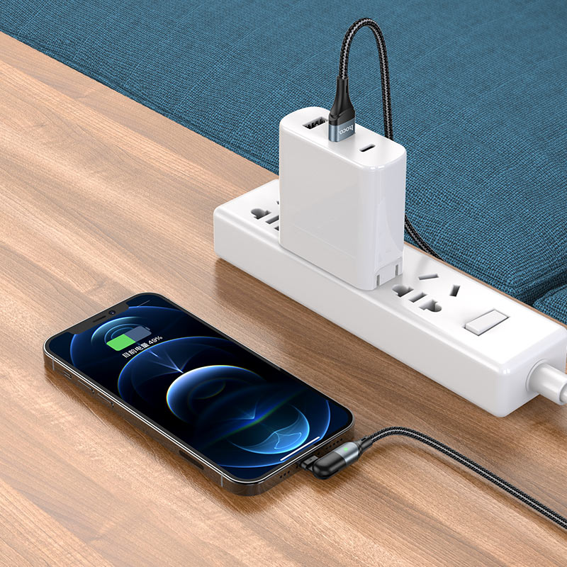 Cable USB to Lightning “U100 Orbit” charging data sync