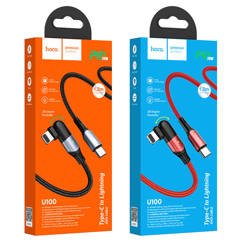 Cable Type-C to Lightning “U100 Orbit” PD