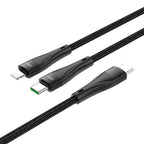Cable 2-in-1 Type-C to Lightning / Type-C “U102 Super” 100W