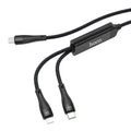 Cable 2-in-1 Type-C to Lightning / Type-C “U102 Super” 100W