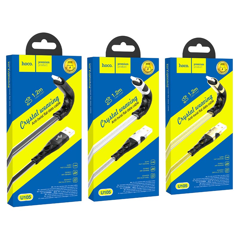Cable USB to Lightning “U105 Treasure” charging data sync
