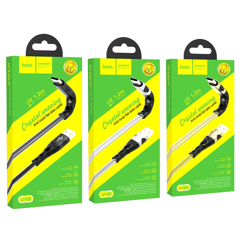 Cable USB to Type-C “U105 Treasure” charging data sync