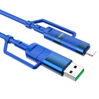Cable 4-in-1 USB / Type-C to Lightning / Type-C “U106 Moulder”