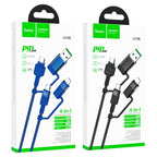 Cable 4-in-1 USB / Type-C to Lightning / Type-C “U106 Moulder”