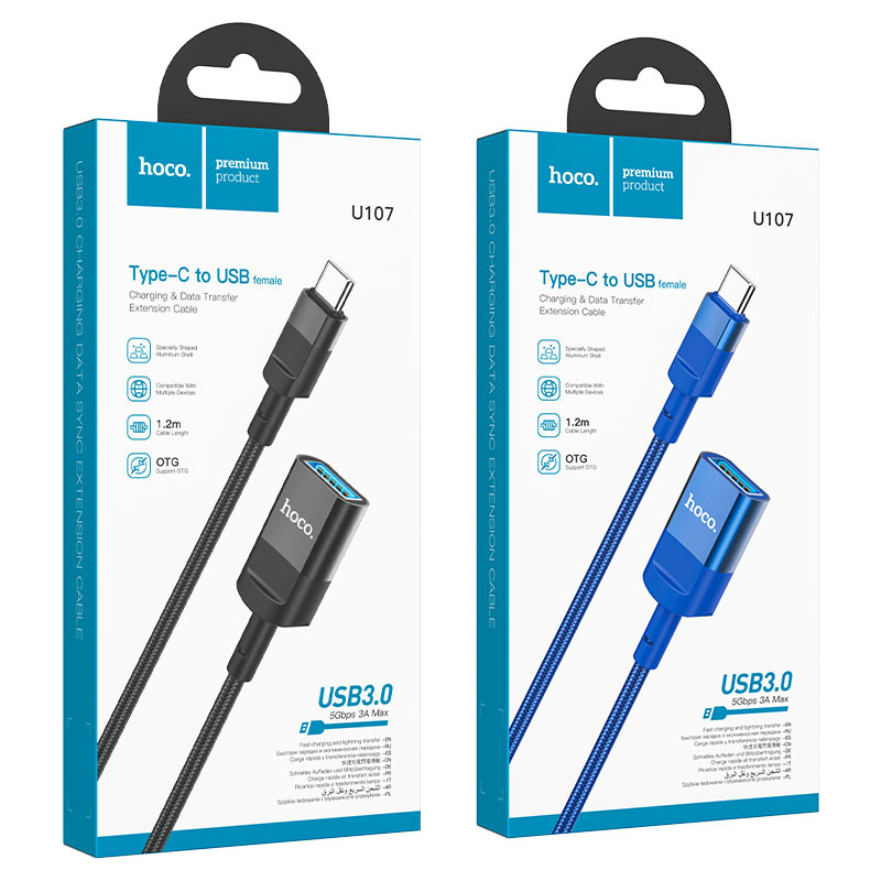 Extension cable Type-C male to USB female USB3.0 “U107”