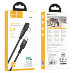 Cable Type-C to Lightning “U108” PD charging data sync