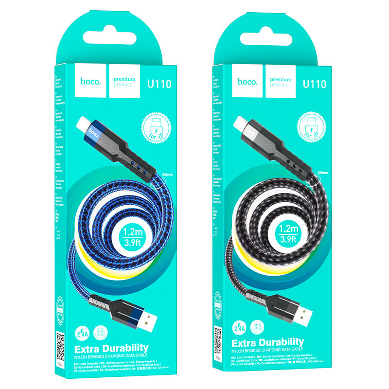 Cable USB to Lightning “U110” charging data sync