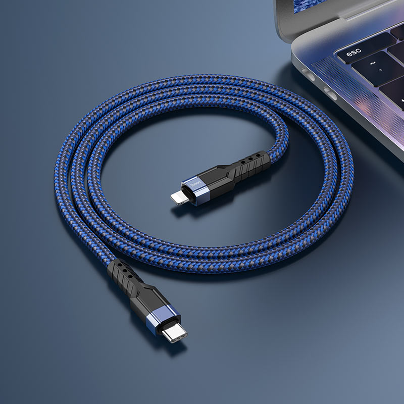 Cable Type-C to Lightning “U110” PD charging data sync