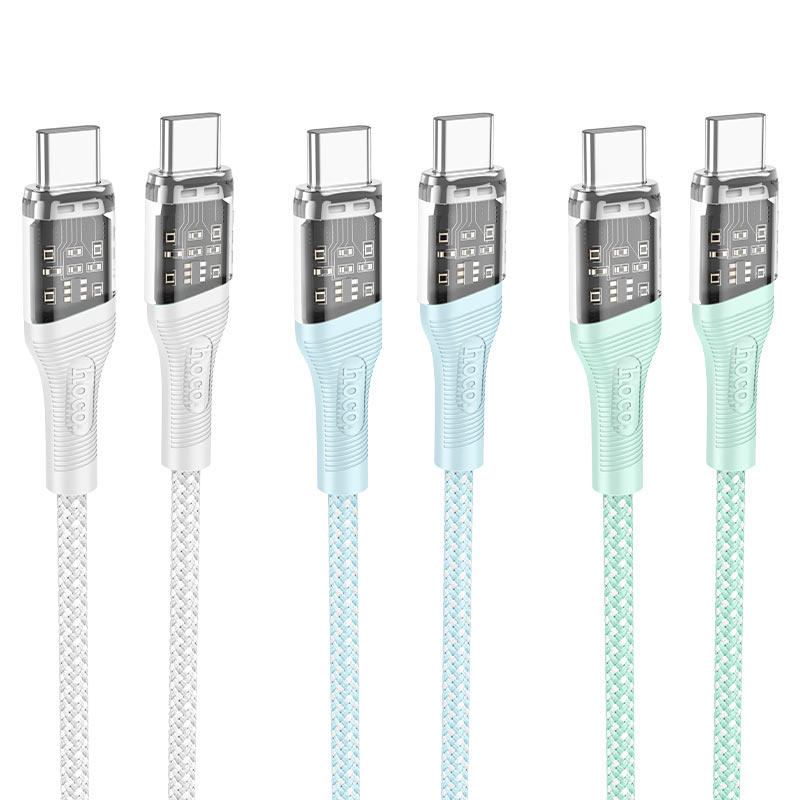 Cable Type-C to Type-C “U111 Transparent Discovery Edition” 60W