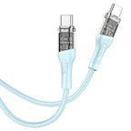 Cable Type-C to Type-C “U111 Transparent Discovery Edition” 60W