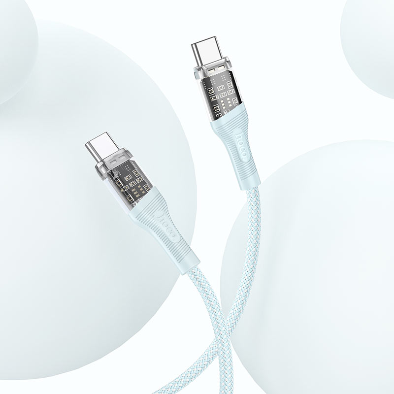 Cable Type-C to Type-C “U111 Transparent Discovery Edition” 60W